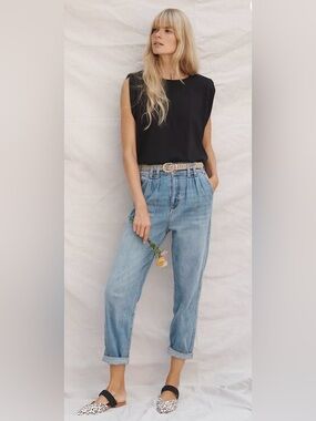 Pilcro and the Letterpress Light Blue Trouser Jeans